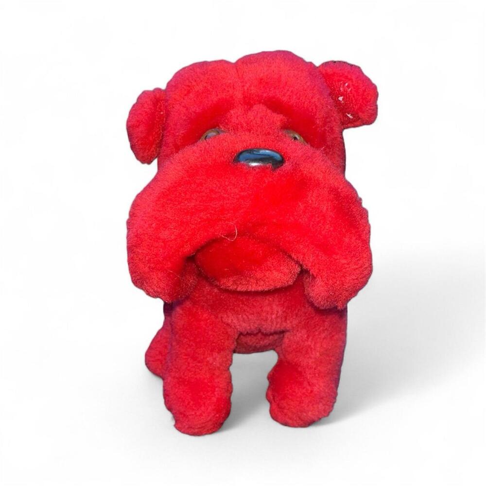 Rhode Island Novelty Red Plush Dog Shar Pei‎ Bulldog Stuffed Animal